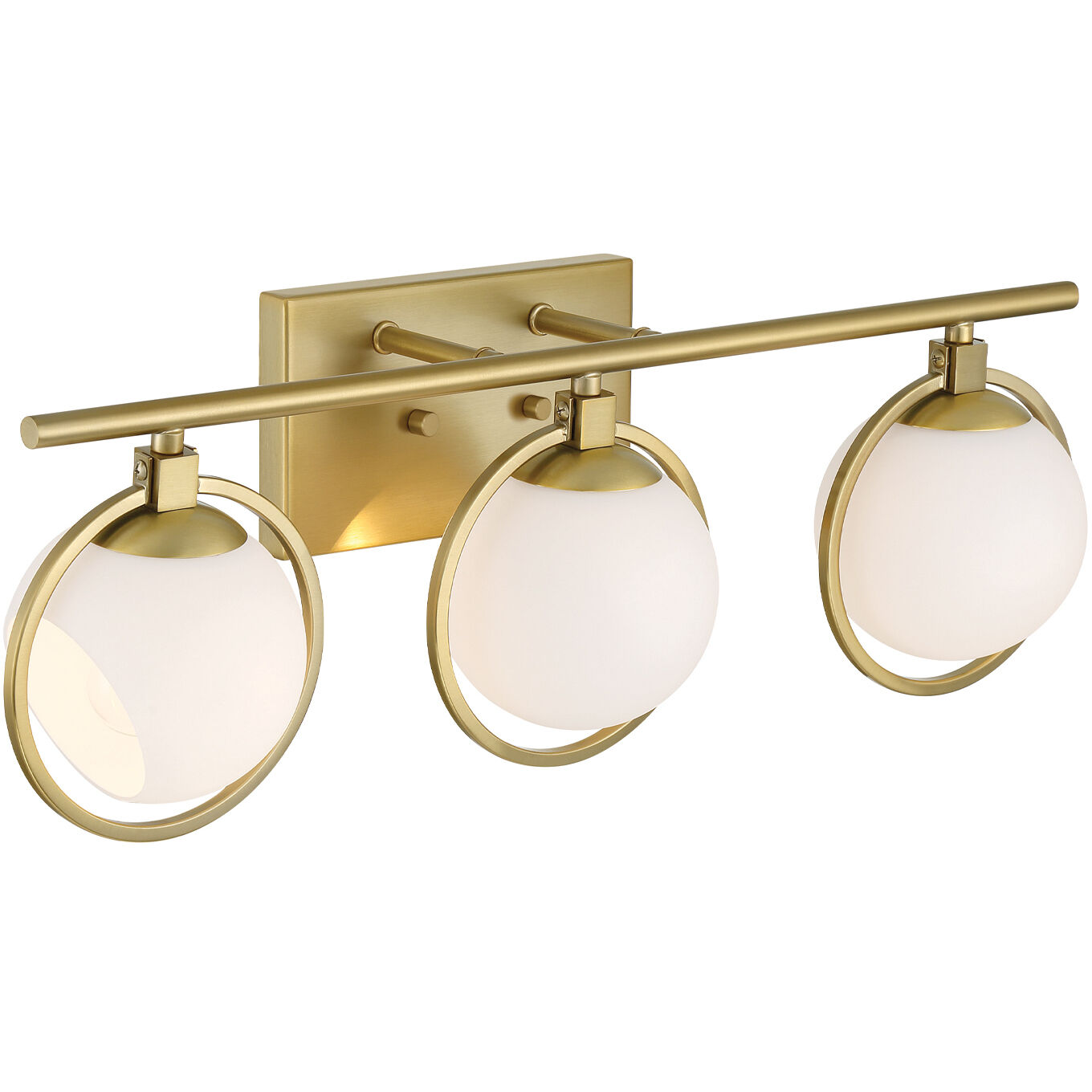 Teatro 3 Light 23.75 inch Brushed Gold Vanity Light Wall Light