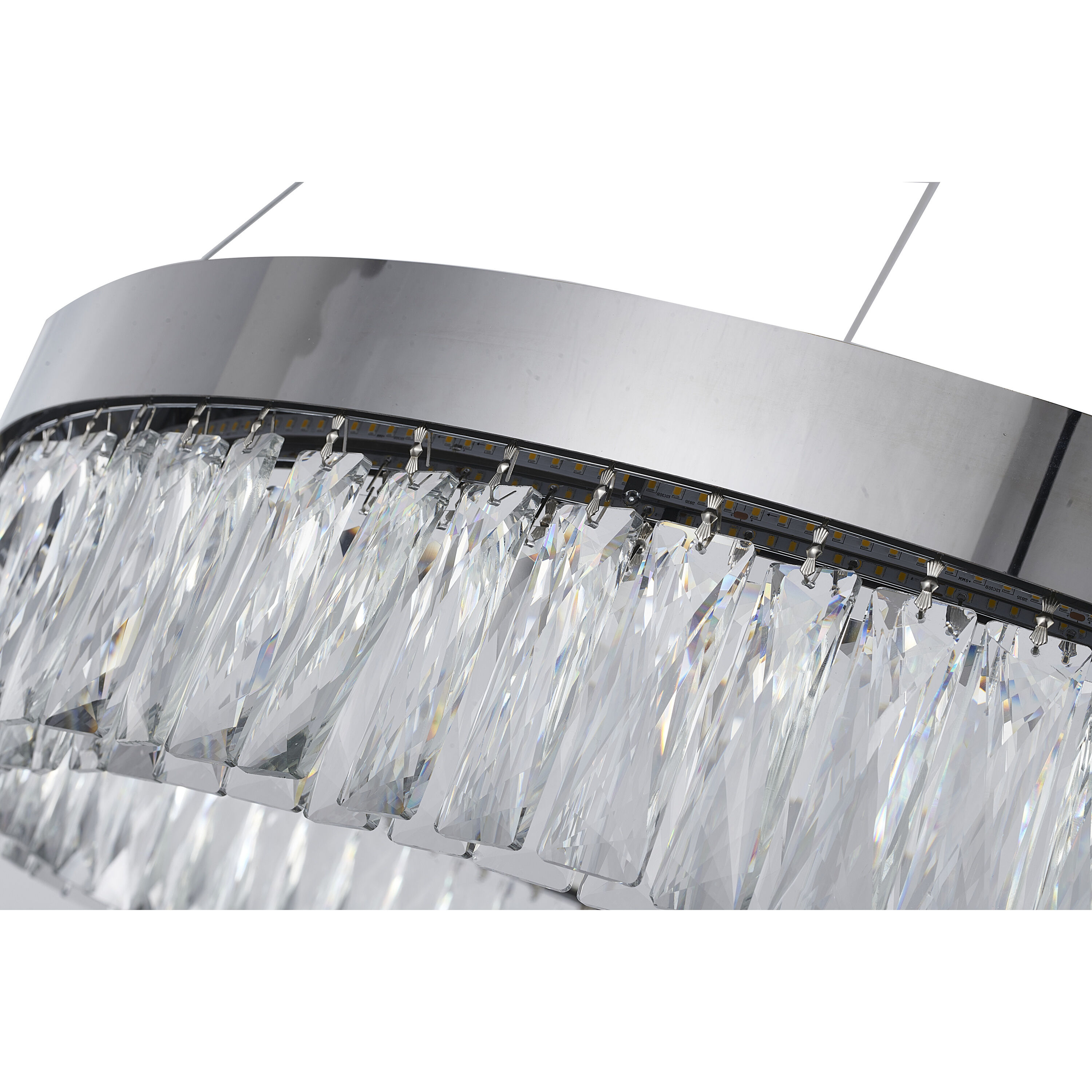 Canada LED 32 inch Chrome Chandelier Ceiling Light