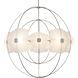 Astra 10 Light 49.5 inch Sterling Pendant Ceiling Light, Large