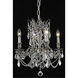 Rosalia 4 Light 17 inch Pewter Dining Chandelier Ceiling Light in Clear, Royal Cut