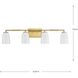 Spenser 4 Light 32.87 inch Brushed Gold Vanity Light Wall Light