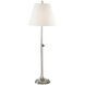 Suzanne Kasler Wyatt 20.5 inch 60.00 watt Polished Nickel Accent Lamp Portable Light in Linen
