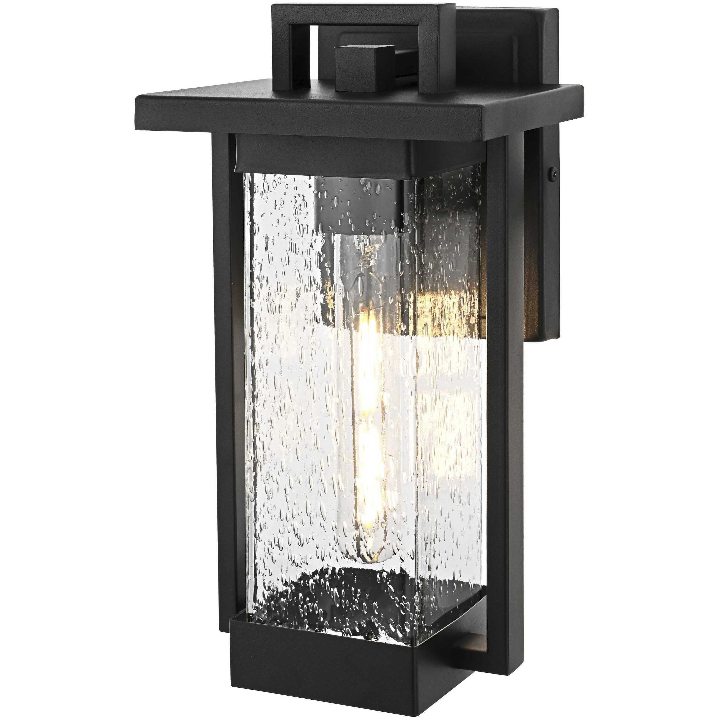 Tilton 1 Light 12 inch Black Outdoor Wall Sconce