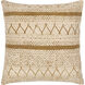 Janya 22 inch Light Beige Pillow Kit in 22 x 22, Square