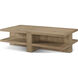 Epping 60 X 32 inch Driftwood Natural Cocktail Table, Wooden, Rectangular, Woodlands