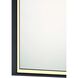 Nixon 32 X 32 inch Anodized Black LED Mirror