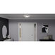 Moonan LED 16 inch Matte Black Flush Mount Ceiling Light, Medium