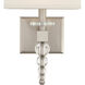 Clover Sconce Wall Light in Brushed Nickel