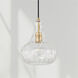 Elijah 1 Light 9 inch Soft Gold Pendant Ceiling Light