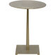 Stiletto 20 X 15 inch Antique Brass Side Table
