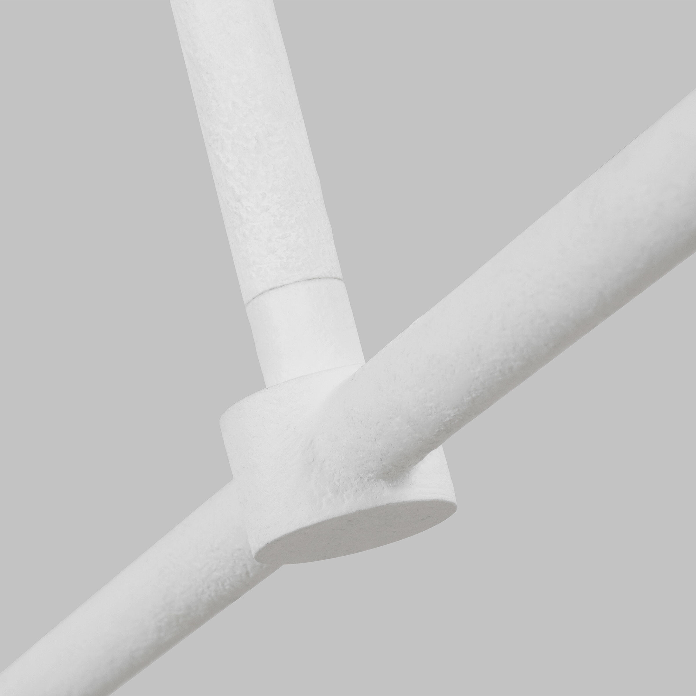 Christiane Lemieux Cornet 2 Light 60 inch Cast Plaster Linear Chandelier Ceiling Light