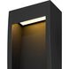 Taper LED 16 inch Sand Black Outdoor Wall Sconce