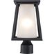 Kingsbury 1 Light 13 inch Black Outdoor Post Lantern Head
