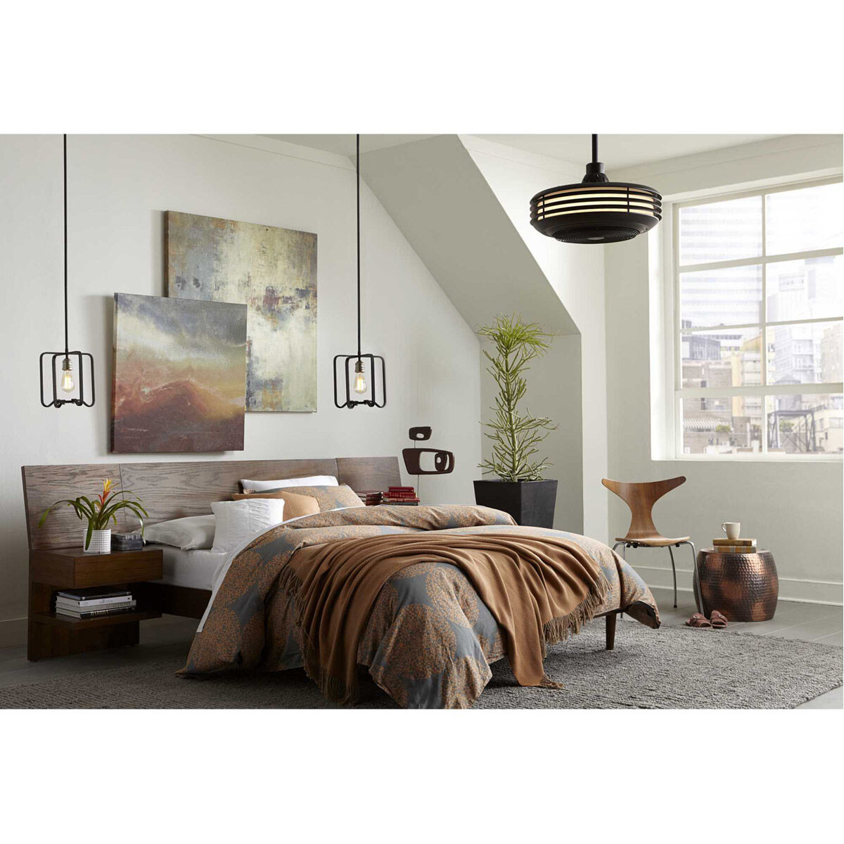 Foster 1 Light 11.25 inch Gilded Iron Mini-Pendant Ceiling Light