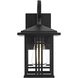 Harley 1 Light 12 inch Black Outdoor Wall Sconce