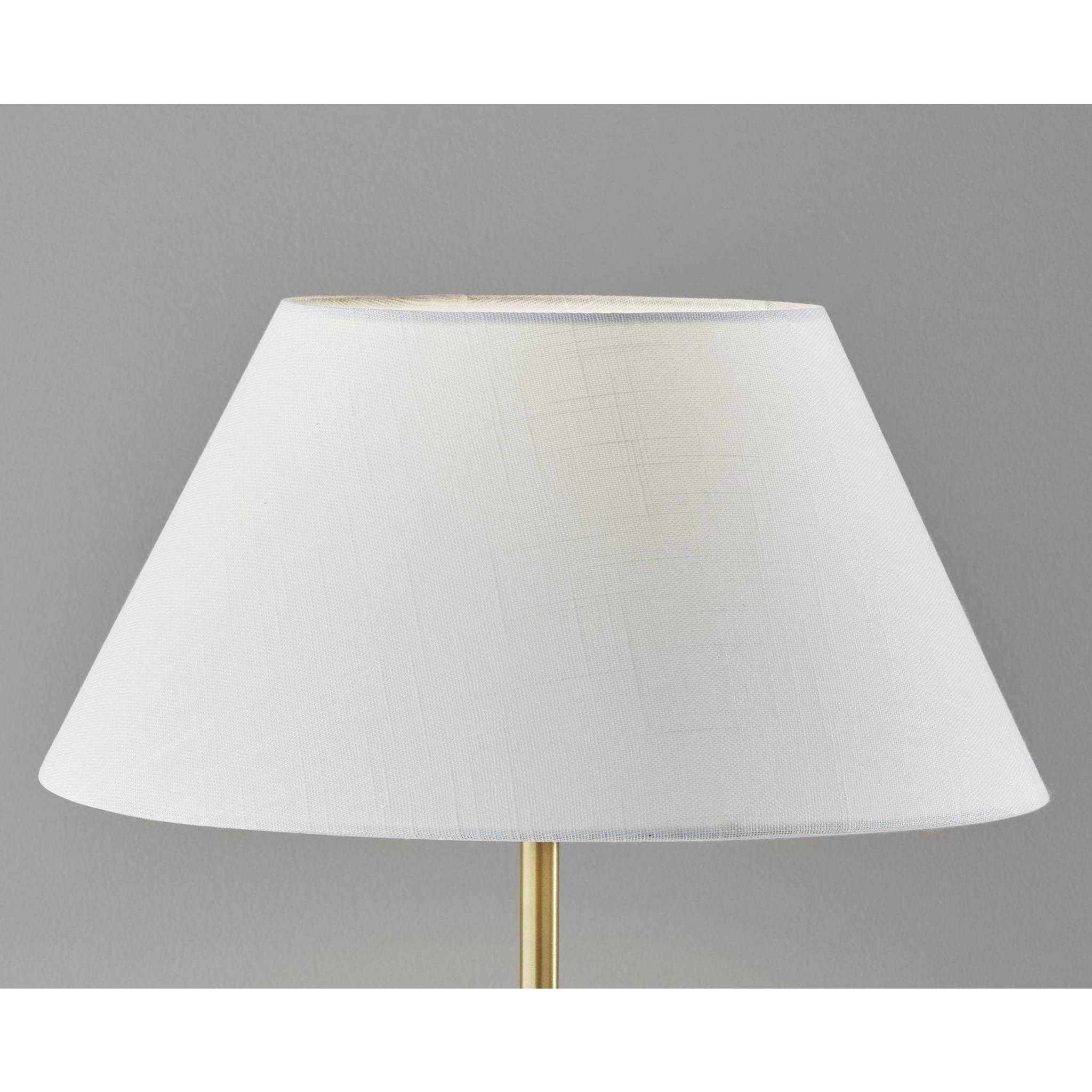 Harvey 24 inch 100 watt Black / Brass Accents Table Lamp Portable Light