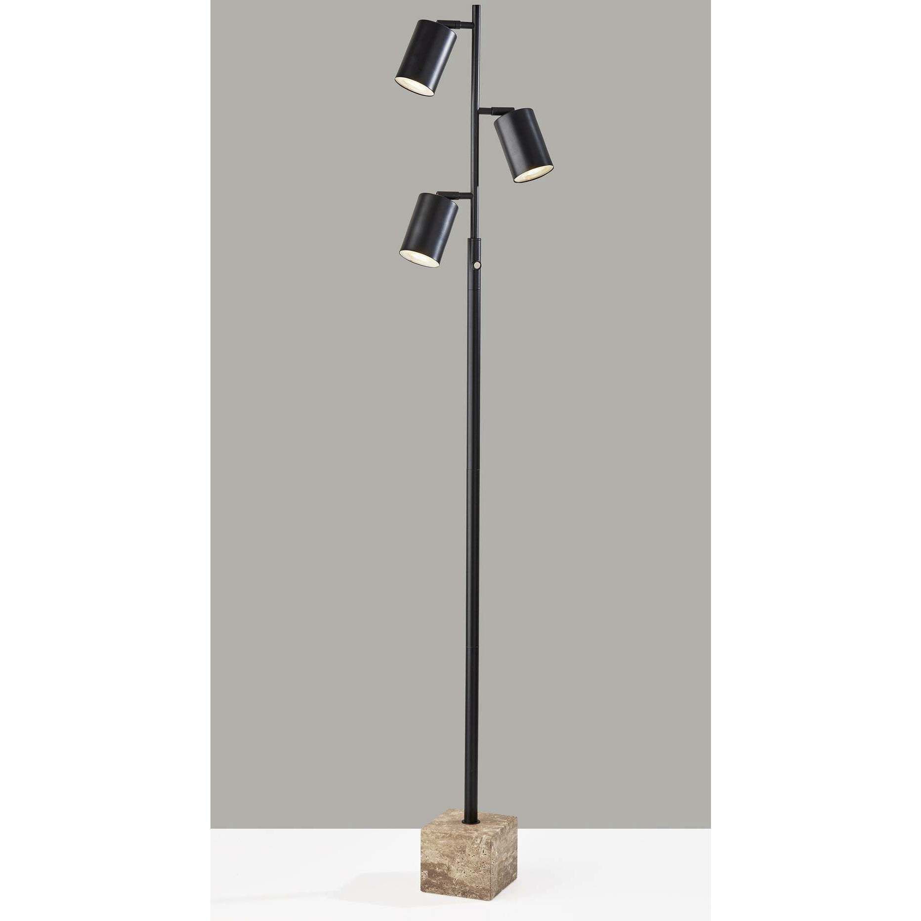 Rutherford 64 inch 5.00 watt Black Tree Floor Lamp Portable Light