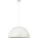 Ozona 1 Light 27.5 inch Matte Off-White Chandelier Ceiling Light