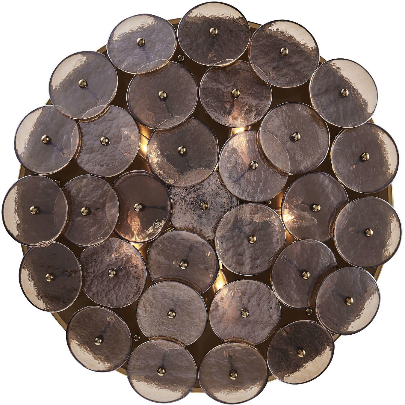 Hortensia 5 Light 24.5 inch Polished Winter Brass Pendant Ceiling Light