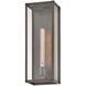 Estate Series Max 1 Light 20 inch Burnished Bronze Outdoor Wall Mount Lantern
