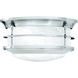 Verglas 2 Light 11.25 inch Brushed Nickel Outdoor Flush Mount