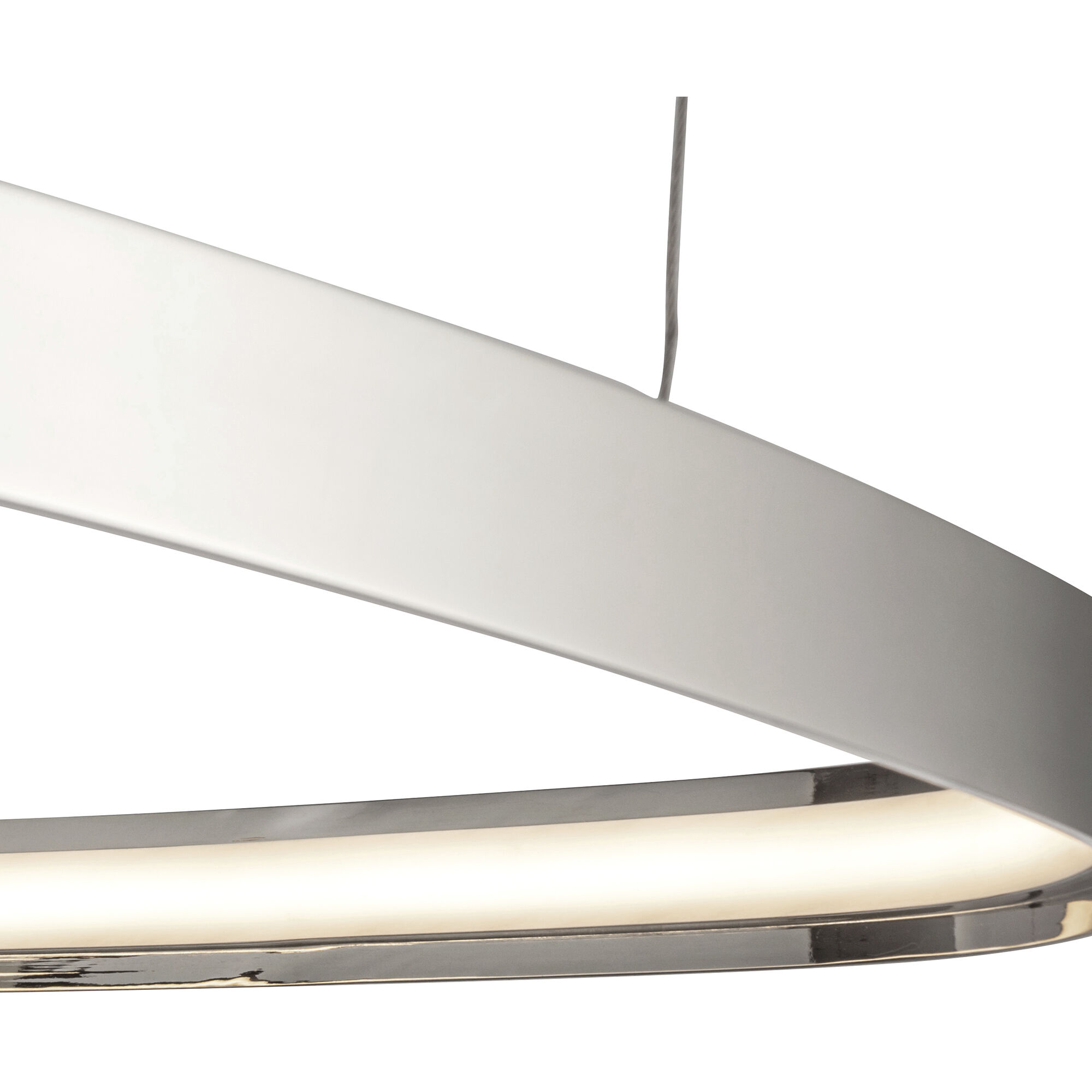 Yukon LED 19.75 inch Polished Nickel Pendant Ceiling Light