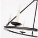 Maine 6 Light 26 inch Black Chandelier Ceiling Light