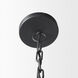 Karina 36 inch Matte Black Hammered Pendant Light Ceiling Light