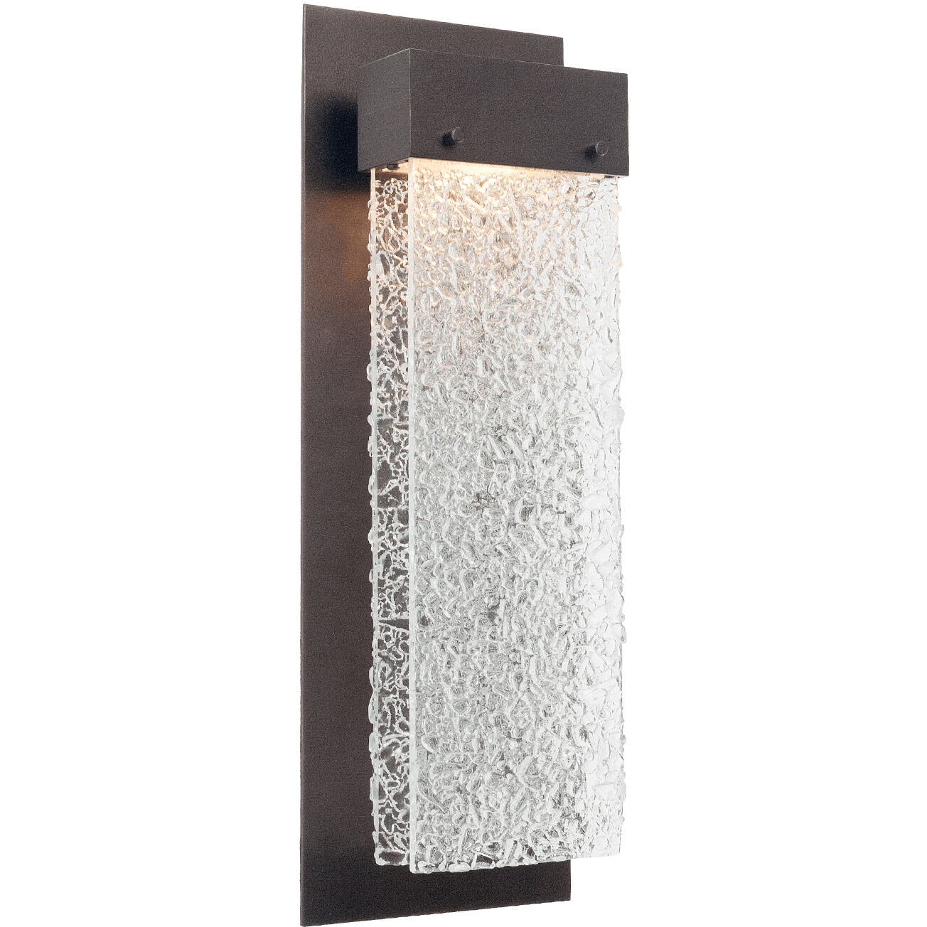 Parallel LED 5.3 inch Novel Brass Indoor Sconce Wall Light in Smoke Granite, 2700K LED