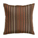 Dots 18 X 18 inch Dark Brown and Burnt Orange Throw Pillow