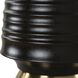 Foster 26 inch 150.00 watt Textured Black Glaze and Antique Brass Table Lamp Portable Light