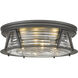 Cape Harbor 4 Light 20 inch Bronze Flush Mount Ceiling Light