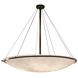Clouds 12 Light 63 inch Dark Bronze Pendant Ceiling Light in Incandescent, Bowl