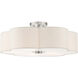 Solstice 5 Light 22 inch Brushed Nickel Semi Flush Ceiling Light