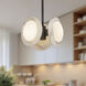 Alonso Pendant Ceiling Light in Urban Bronze and Alabaster