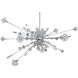 Constellation 46 Light 96 inch Chrome Pendant Ceiling Light