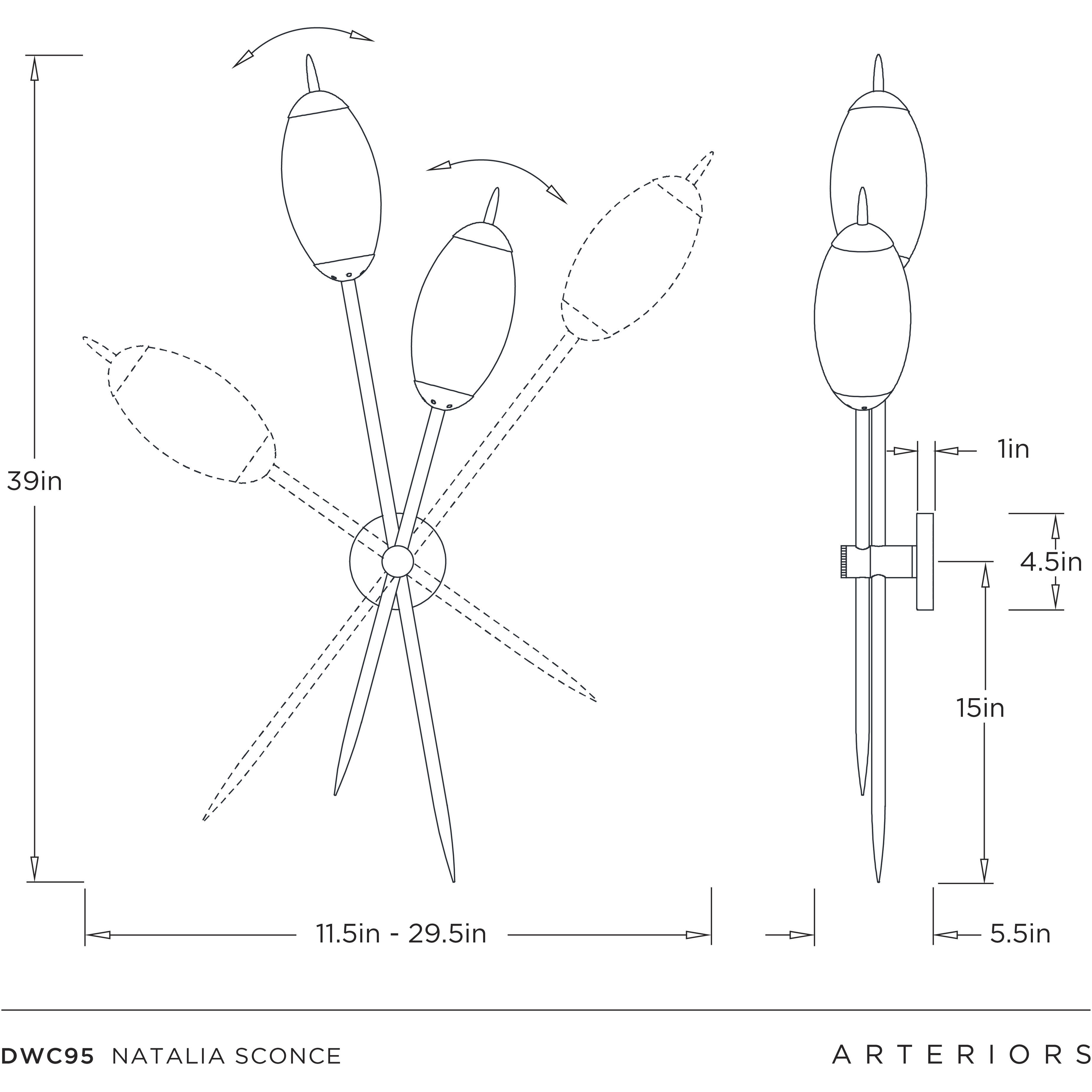 Natalia Sconce Wall Light