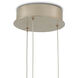 Cannula 3 Light 7.5 inch Vintage Brass Multi-Drop Pendant Ceiling Light