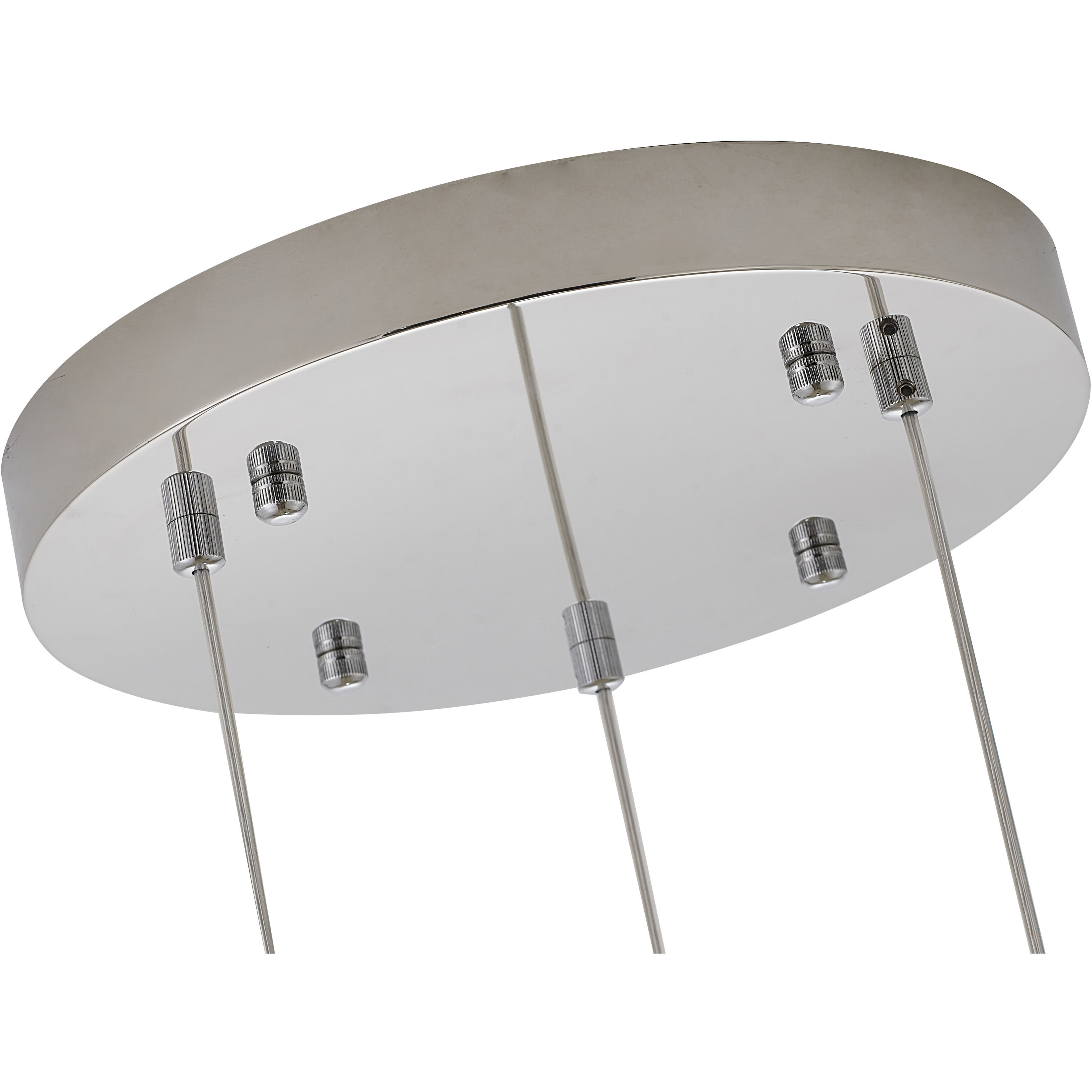 Canada 3 Light 12 inch Chrome Chandelier Ceiling Light