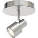 Lincoln LED 6 inch Brushed Steel Flush Mount Ceiling Light