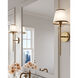 Brimsley 1 Light 7 inch Antique Brass Wall Sconce Wall Light