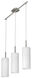 Eglo Troy III 3 Light Island Light in Matte Nickel 85978A