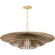 Levan 1 Light 36 inch Vintage Gold Leaf Pendant Ceiling Light