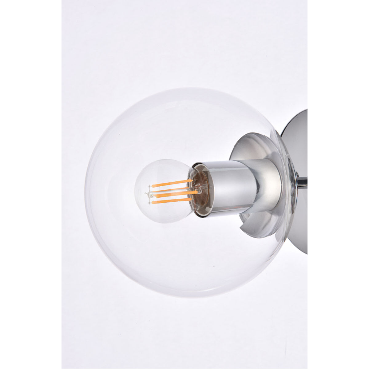 Mimi 1 Light 6 inch Chrome Bath Sconce Wall Light, can be Ceiling Mounted