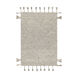 Zanafi Tassels 36 X 24 inch Medium Gray/Cream Rugs, Rectangle