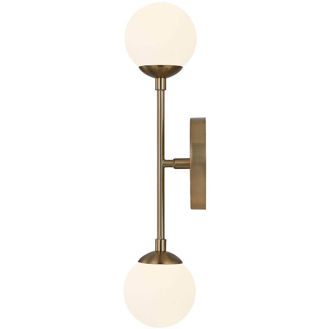 Fusion Collection - Noho Family 2 Light 4.5 inch Brushed Brass ADA Wall Sconce Wall Light in 4" D x 4.5" W x 16.5" H, EVOLV