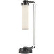 Wynwood 22.25 inch 60 watt Urban Bronze/Glossy Opal Table Lamp Portable Light