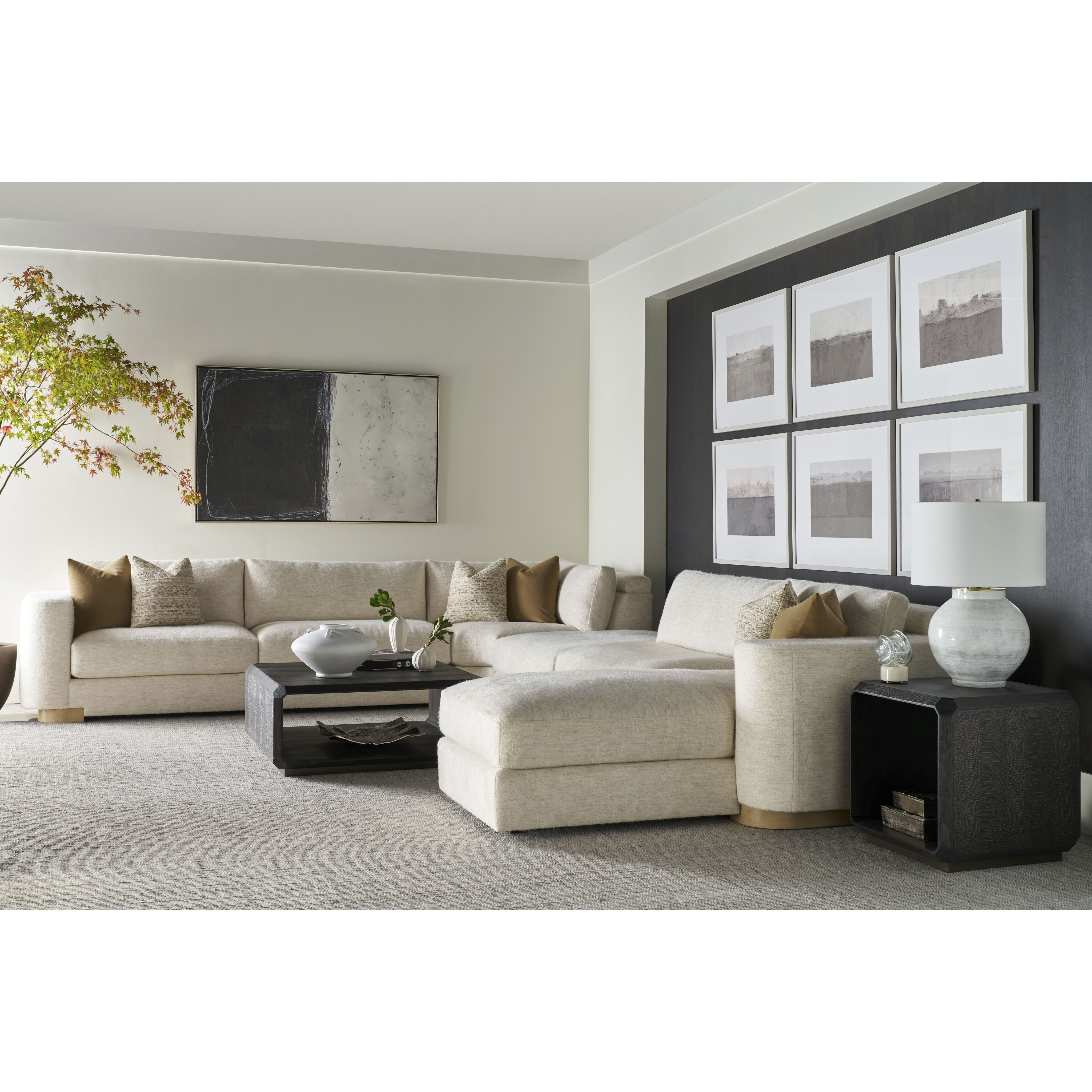 Spencer St. James 42 X 42 inch Onyx Cocktail Table, Wooden