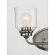 Acadia 2 Light 14.75 inch Satin Nickel Bath Vanity Wall Light