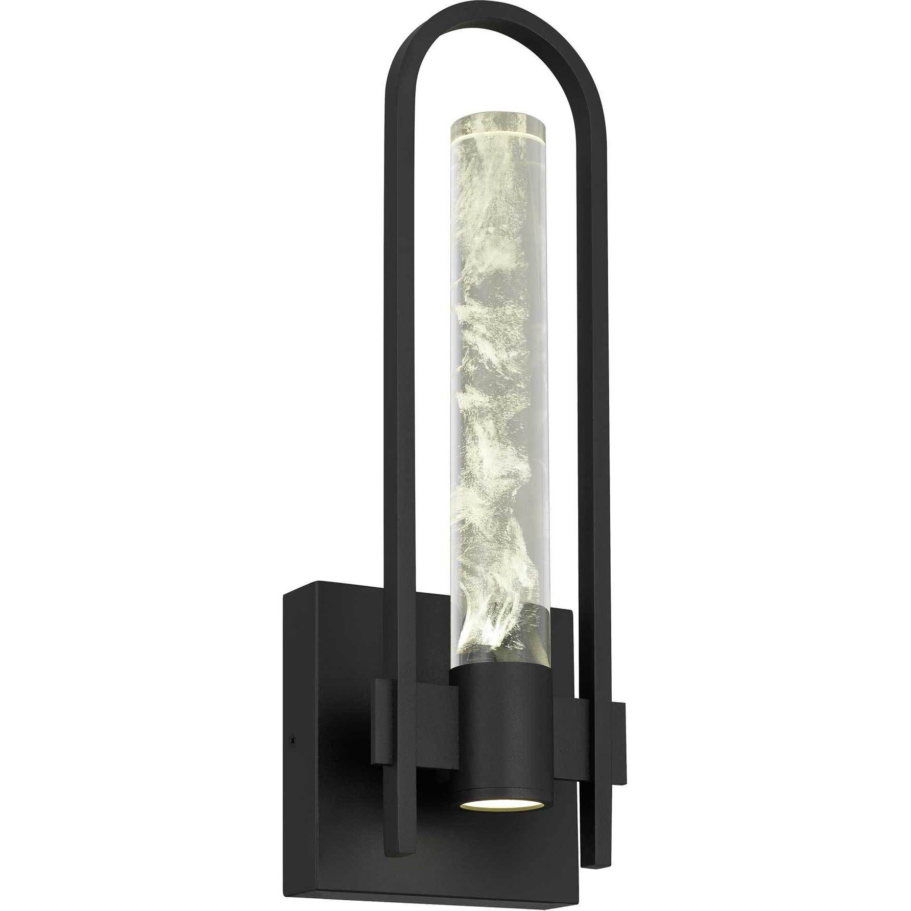 Arch LED 17.75 inch Sand Black Outdoor Wall Sconce